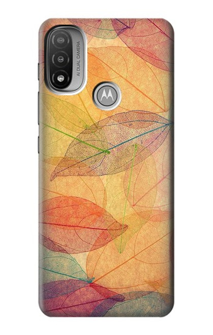 S3686 Fall Season Leaf Autumn Case For Motorola Moto E20,E30,E40