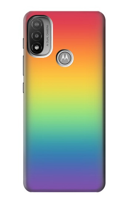 S3698 LGBT Gradient Pride Flag Case For Motorola Moto E20,E30,E40