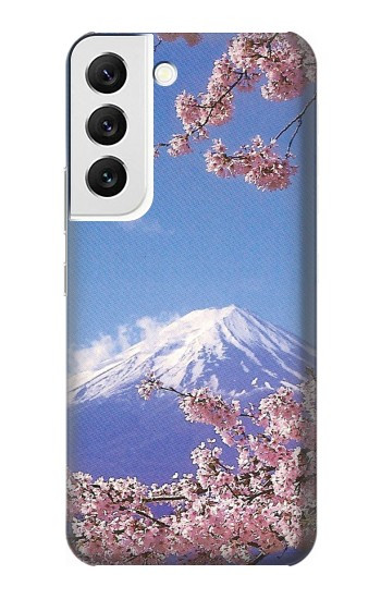 S1060 Mount Fuji Sakura Cherry Blossom Case For Samsung Galaxy S22
