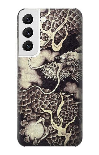 S2719 Japan Painting Dragon Case For Samsung Galaxy S22