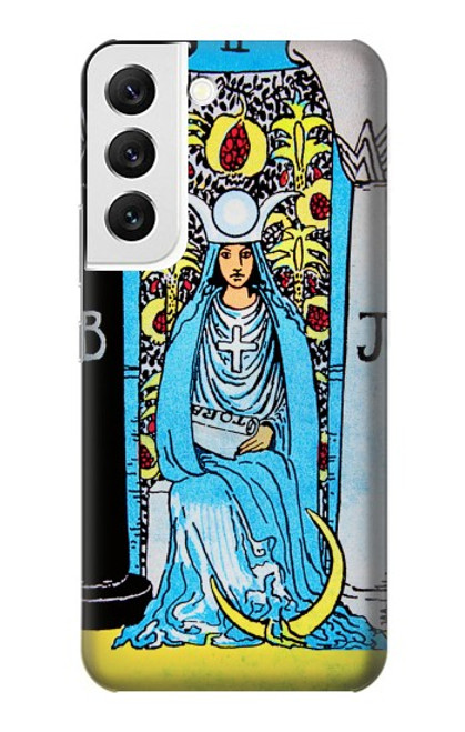 S2837 The High Priestess Vintage Tarot Card Case For Samsung Galaxy S22