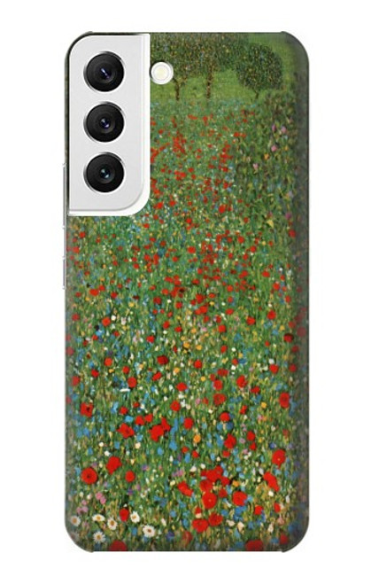 S2872 Gustav Klimt Poppy Field Case For Samsung Galaxy S22