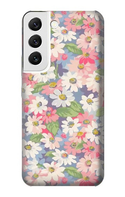 S3688 Floral Flower Art Pattern Case For Samsung Galaxy S22