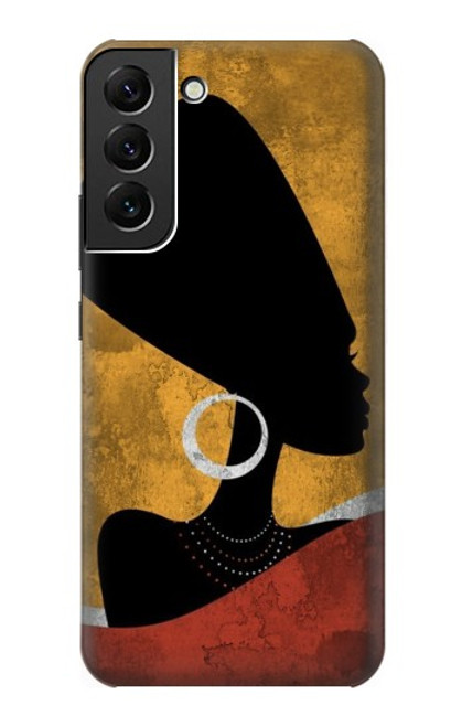 S3453 African Queen Nefertiti Silhouette Case For Samsung Galaxy S22 Plus