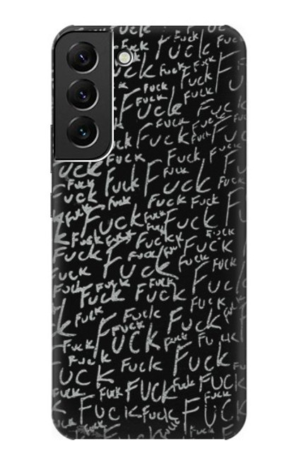 S3478 Funny Words Blackboard Case For Samsung Galaxy S22 Plus