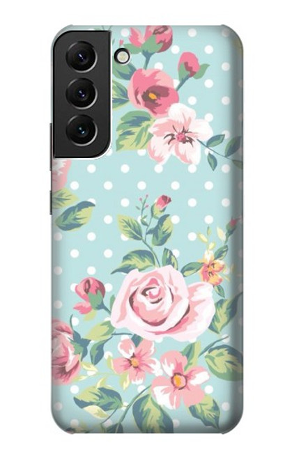 S3494 Vintage Rose Polka Dot Case For Samsung Galaxy S22 Plus