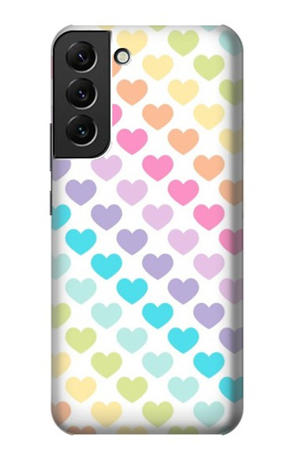 S3499 Colorful Heart Pattern Case For Samsung Galaxy S22 Plus