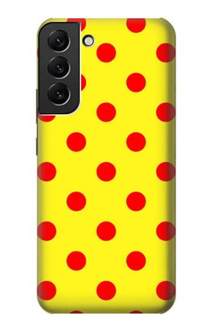 S3526 Red Spot Polka Dot Case For Samsung Galaxy S22 Plus