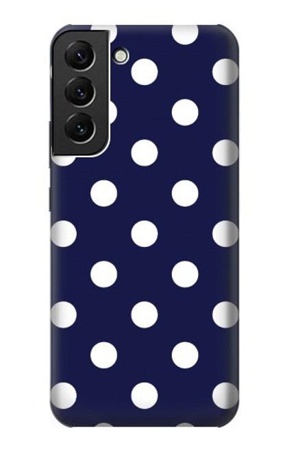 S3533 Blue Polka Dot Case For Samsung Galaxy S22 Plus