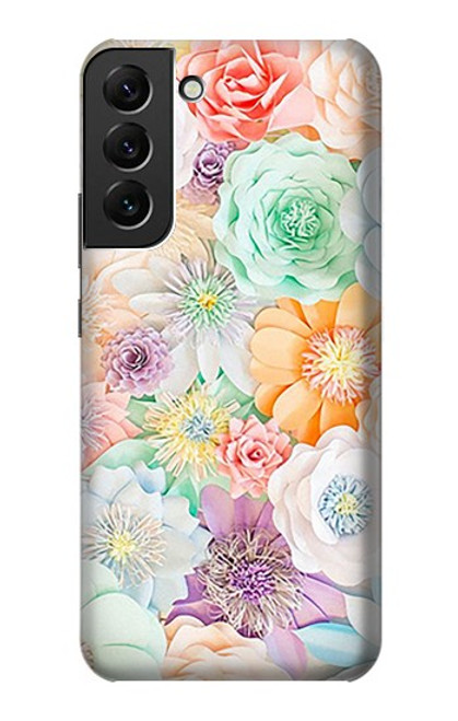 S3705 Pastel Floral Flower Case For Samsung Galaxy S22 Plus