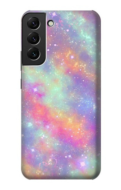 S3706 Pastel Rainbow Galaxy Pink Sky Case For Samsung Galaxy S22 Plus
