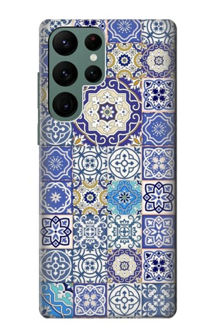 S3537 Moroccan Mosaic Pattern Case For Samsung Galaxy S22 Ultra