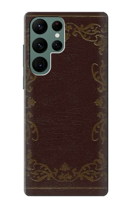 S3553 Vintage Book Cover Case For Samsung Galaxy S22 Ultra