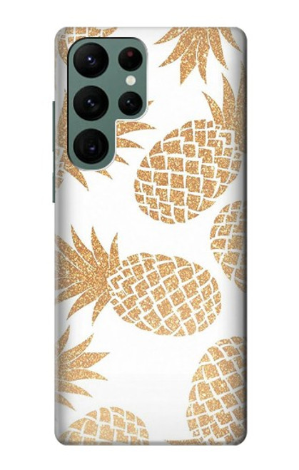 S3718 Seamless Pineapple Case For Samsung Galaxy S22 Ultra