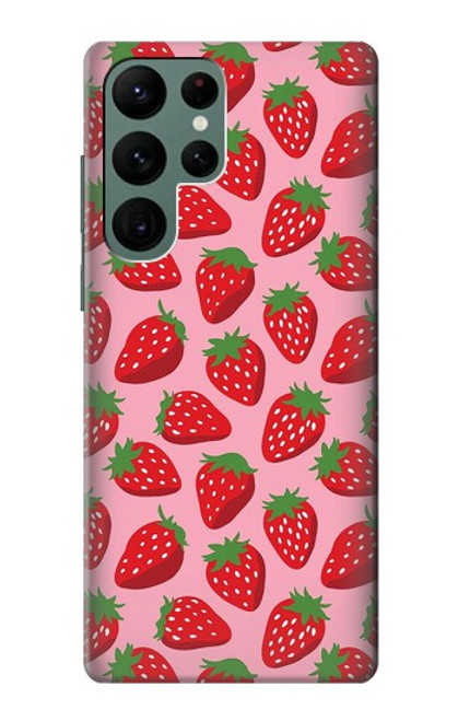 S3719 Strawberry Pattern Case For Samsung Galaxy S22 Ultra