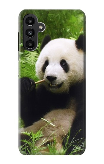 S1073 Panda Enjoy Eating Case For Samsung Galaxy A13 5G