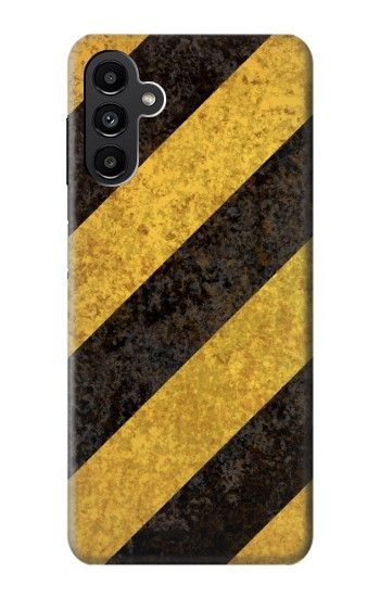 S2231 Yellow and Black Line Hazard Striped Case For Samsung Galaxy A13 5G