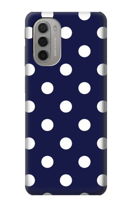 S3533 Blue Polka Dot Case For Motorola Moto G51 5G