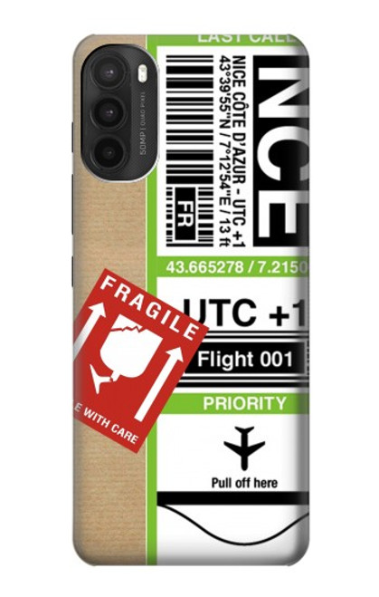 S3543 Luggage Tag Art Case For Motorola Moto G71 5G