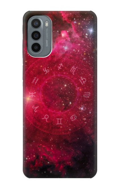 S3368 Zodiac Red Galaxy Case For Motorola Moto G31