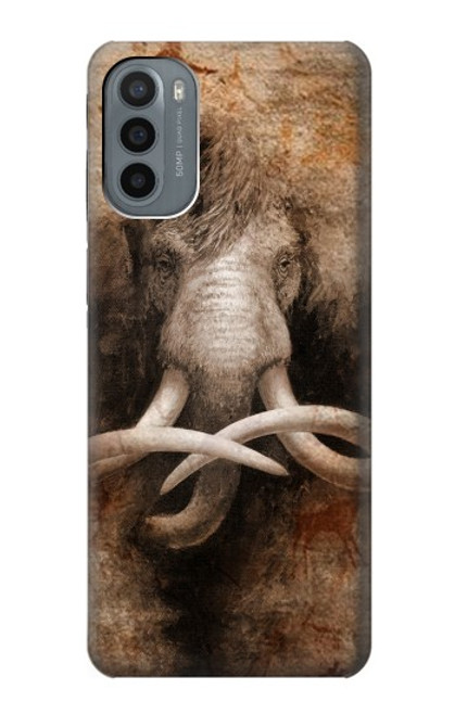 S3427 Mammoth Ancient Cave Art Case For Motorola Moto G31