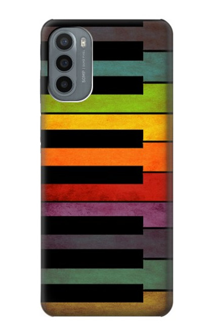 S3451 Colorful Piano Case For Motorola Moto G31