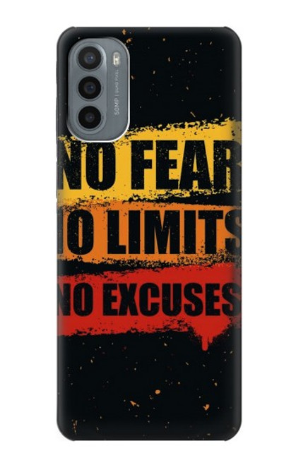 S3492 No Fear Limits Excuses Case For Motorola Moto G31