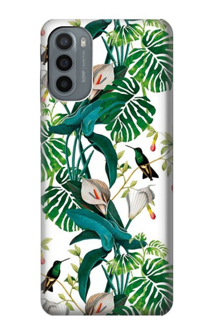 S3697 Leaf Life Birds Case For Motorola Moto G31