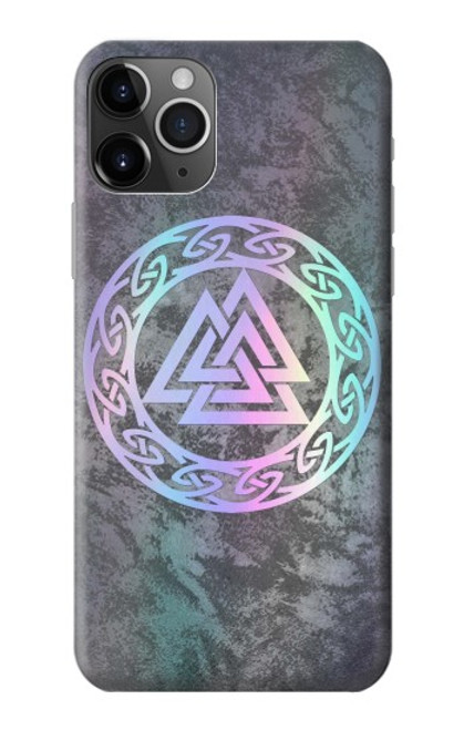 S3833 Valknut Odin Wotans Knot Hrungnir Heart Case For iPhone 11 Pro Max