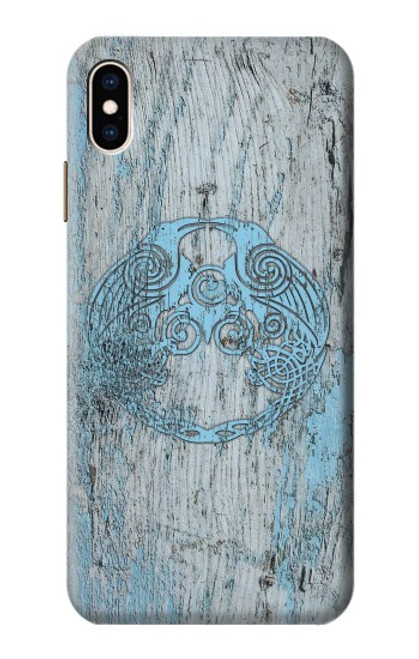 S3829 Huginn And Muninn Twin Ravens Norse Case For iPhone XS Max
