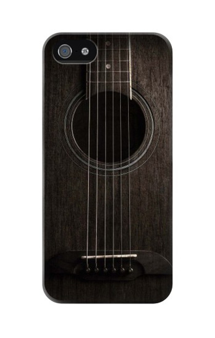S3834 Old Woods Black Guitar Case For iPhone 5 5S SE