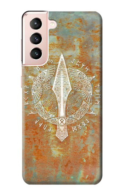 S3827 Gungnir Spear of Odin Norse Viking Symbol Case For Samsung Galaxy S21 5G