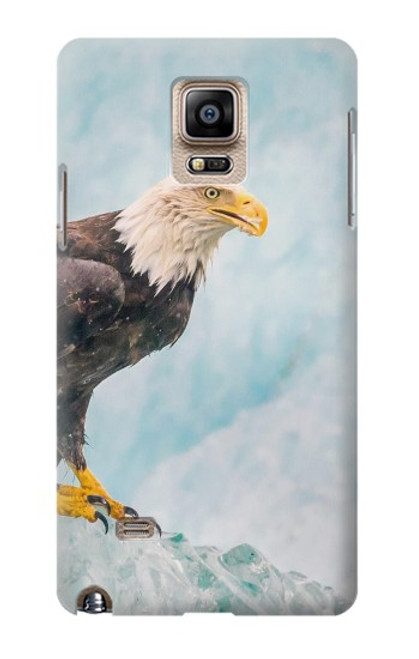 S3843 Bald Eagle On Ice Case For Samsung Galaxy Note 4