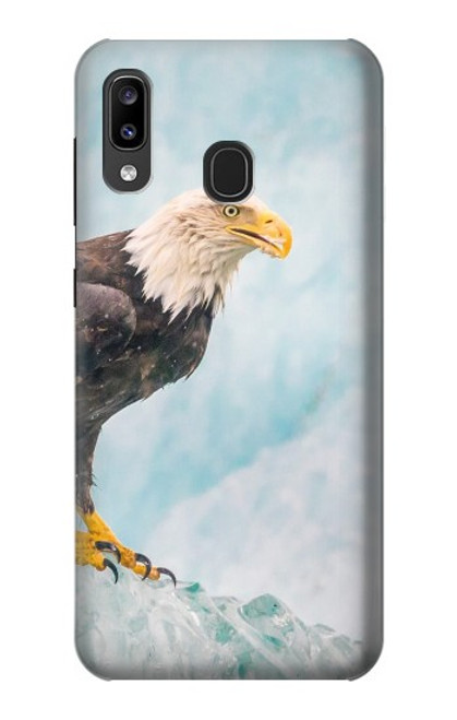 S3843 Bald Eagle On Ice Case For Samsung Galaxy A20, Galaxy A30