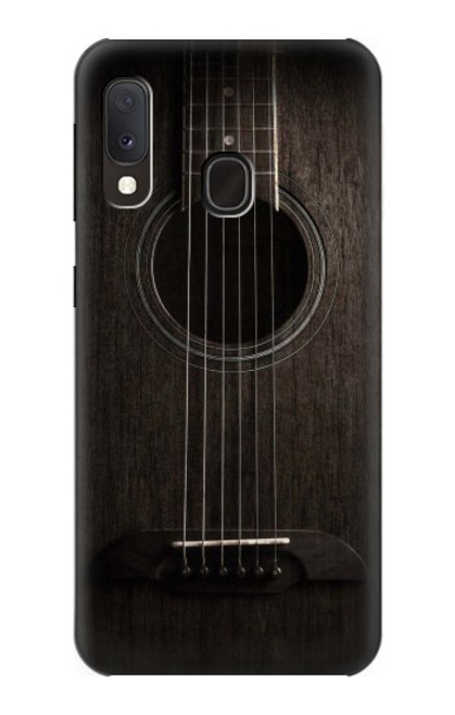 S3834 Old Woods Black Guitar Case For Samsung Galaxy A20e