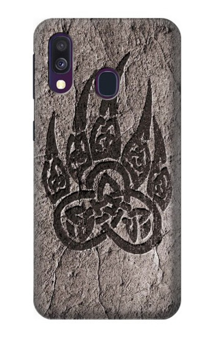 S3832 Viking Norse Bear Paw Berserkers Rock Case For Samsung Galaxy A40