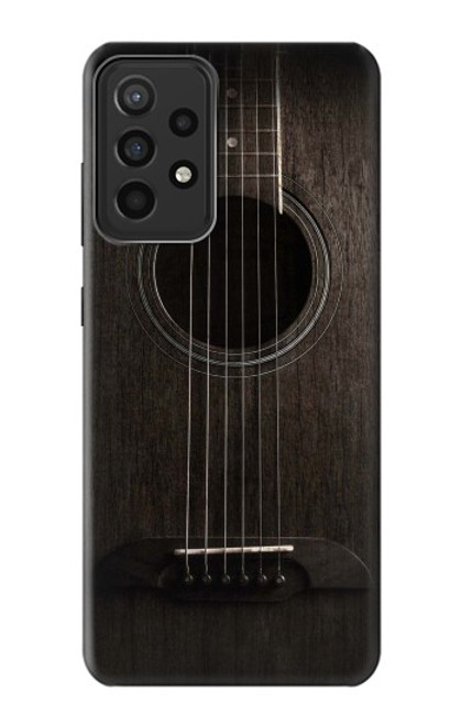 S3834 Old Woods Black Guitar Case For Samsung Galaxy A52s 5G