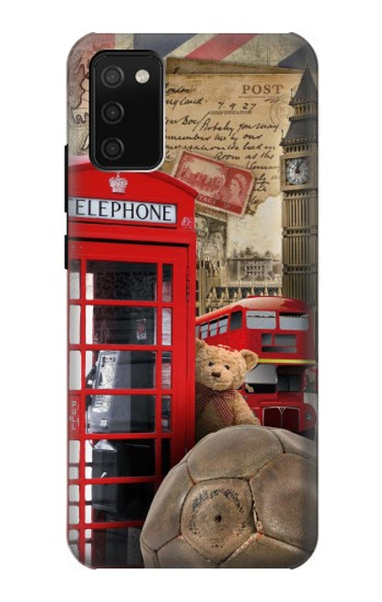 S3856 Vintage London British Case For Samsung Galaxy A02s, Galaxy M02s  (NOT FIT with Galaxy A02s Verizon SM-A025V)