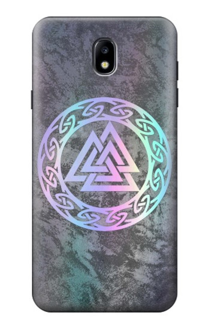 S3833 Valknut Odin Wotans Knot Hrungnir Heart Case For Samsung Galaxy J7 (2018), J7 Aero, J7 Top, J7 Aura, J7 Crown, J7 Refine, J7 Eon, J7 V 2nd Gen, J7 Star