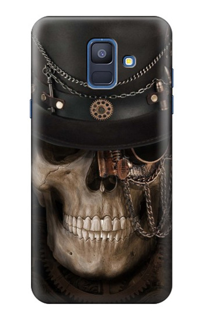 S3852 Steampunk Skull Case For Samsung Galaxy A6 (2018)