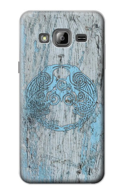 S3829 Huginn And Muninn Twin Ravens Norse Case For Samsung Galaxy J3 (2016)