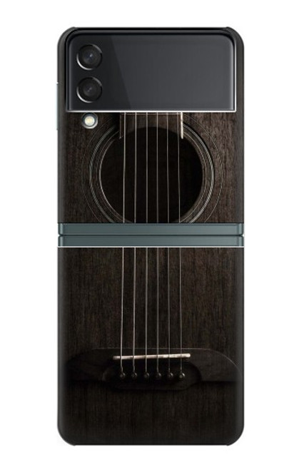 S3834 Old Woods Black Guitar Case For Samsung Galaxy Z Flip 3 5G
