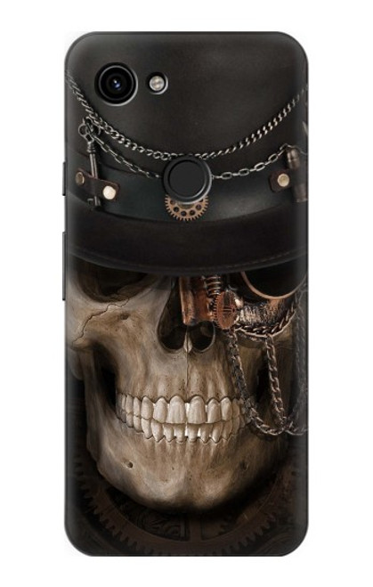 S3852 Steampunk Skull Case For Google Pixel 3a