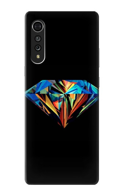 S3842 Abstract Colorful Diamond Case For LG Velvet