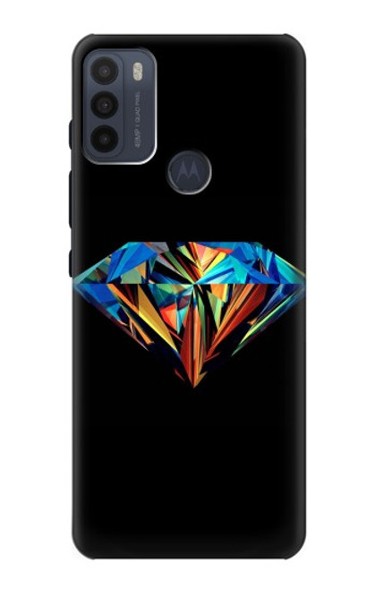 S3842 Abstract Colorful Diamond Case For Motorola Moto G50
