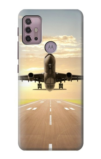 S3837 Airplane Take off Sunrise Case For Motorola Moto G30, G20, G10