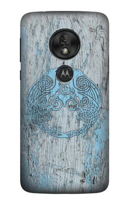 S3829 Huginn And Muninn Twin Ravens Norse Case For Motorola Moto G7 Play