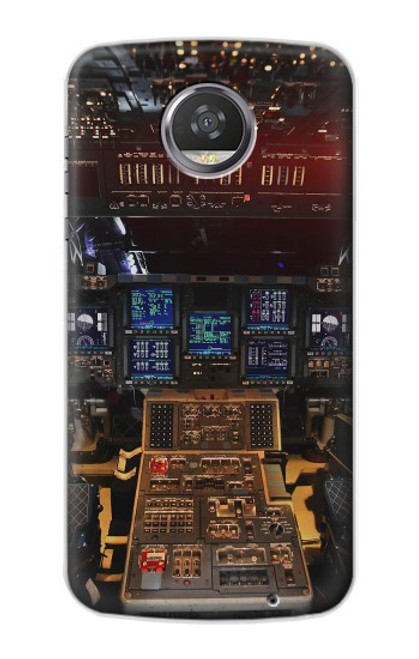 S3836 Airplane Cockpit Case For Motorola Moto Z2 Play, Z2 Force