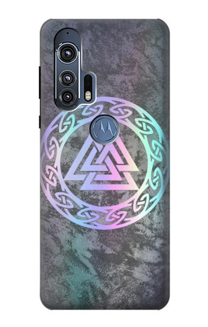 S3833 Valknut Odin Wotans Knot Hrungnir Heart Case For Motorola Edge+