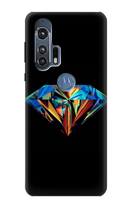 S3842 Abstract Colorful Diamond Case For Motorola Edge+